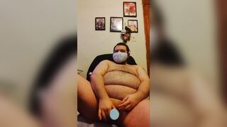 FTM stretches his cunt