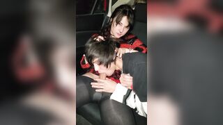 Captivating Trans Hotty Getting Head From Cute Femboy