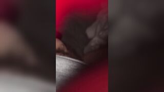 Playing with my trans weenie and sex toy