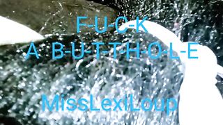 MissLexiLoup trans female taut rectums ass drilling rectal hole entry super Uber penis von hinten 1-0-1