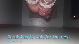 Sarah finds a hard stranger on the other side of the gap and lets him permeate her constricted aperture