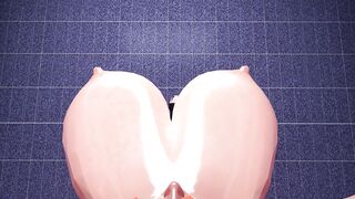 angel redhead virtual reality shemale hentai breast expansion growth (cg animation)