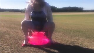 Crossdressing Sex toy Pleasure Outdoors