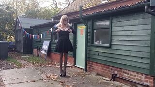 Gina Crossdressed and Showing Off