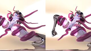 Widowmaker Shemale Hentai 4K VR [animation by Likkezg]
