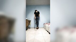 Joselynne Crossdresser In Blue Jeans Deriere and Heels In Cam