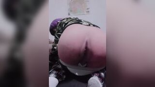 Mexican femboy showing her butt once more :three