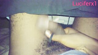 Transgender Playing with my enormous large monster dick