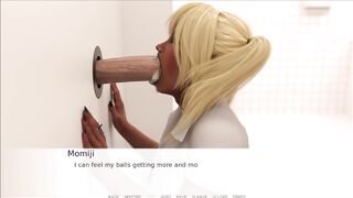 Galko's Gloryhole Giant Load Oral-job for Momiji
