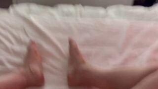 Trans girlfriend oral sex, rimjob, mouth screw, anal, footjob, doggy position for hunky boyfriend pov!