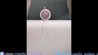 Piddle and large jizz flow! ????