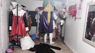 Kigurumi Double Breathplay chastity PVC Nino Cosplay 2 angles