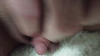 FTM transgender self gratifying big clit micro rod