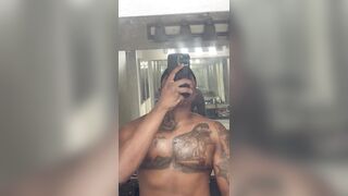 Ebony Transman Postop Top surgery