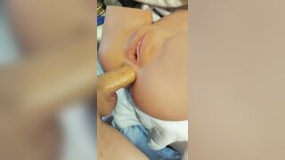 Screwing fleshlight butt with BWC