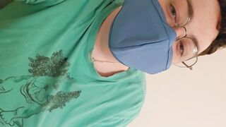 Masked FTM PuppyBoy WETS himself for 1ST TIME