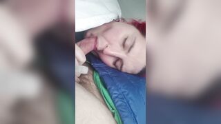 MtF Oriental American redhead tgirl ImpregnableLexa Playing in Public at gas station parking lot