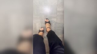 Worship Femboy Female-dominant Feet in Heels