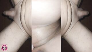 Sissy Luna nude on balcony in the centre of the night