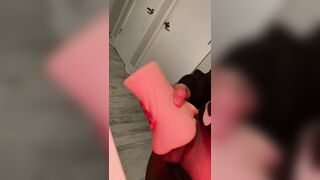 Transgender girlcock enjoys her sex-toys