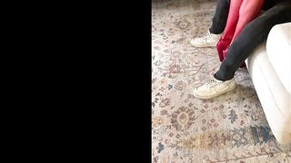 I licked the pizza hunk's unshaved balls