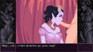 Pretty Sa and Maan Demon Cutie having three-some with Hero