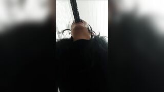 Femboy Sucking and Swallowing a Large Captivating Ebony Wang