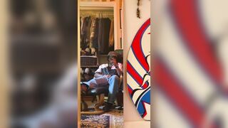 Worthwhile food, worthy music, and a worthwhile outfit got me feelin myself