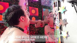 Thrusting Vibrator Face Bang