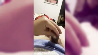 SEE AS I PLAY WITH MY SCHLONG THINKING ABOUT MY STEPBROTHER UNTIL I GET MY HAWT CUM IN HD RUNNING DOWN