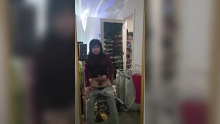 Trans gal pees all over