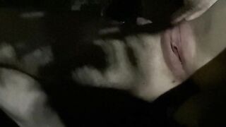 I edge in a parking lot fantasizing about getting caught