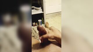 Dropping some milk in advance of a sexy shower