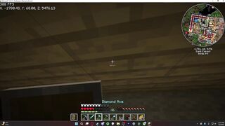 finding chicken jockey in woodland mansion and burning it down!!!!!!! (i swallowed a rage potion)