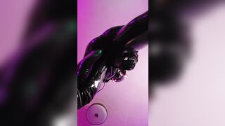 trans latex drone masturbation sneak peek