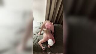 Sexy LARGE MELONS Trans Cutie bang hard SHY Stud. No fuck-rubber bareback anal