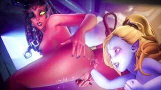 Subverse - Killi Lesbo scenes (4K, CG Comics Game, Uncensored)