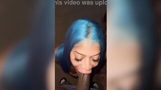 Glamorous Karesha suckin a ball player