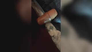 High heels glamorous toes and dildo