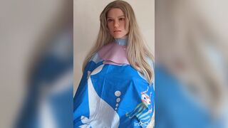 Cheap hairdressing capes Id bang my stepdoll in after I cut off her butt lengthy hair