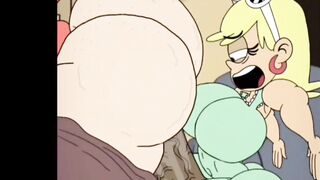 Rita Loud being permeated by Leni