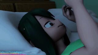 Boku no shemale hentai- tsuyu futanari x toga x momo shemale hentai