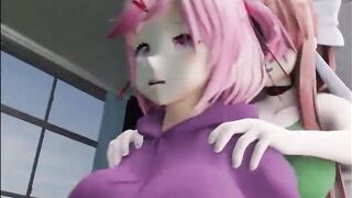 DDLC Shemale hentai Compilation Edited