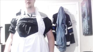Unboxing and wearing maid outfit (COSPLAY)