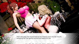 Barefaced Afterparty #01 - Golden-haired College Angel Likes GIANT Shemale hentai Weenie Inside Her Throat