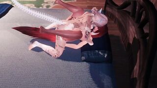 Last Dream Futanari Goddess Anim Test