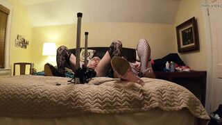 Crossdresser Bailey Wilde Screwed by Sex Machine