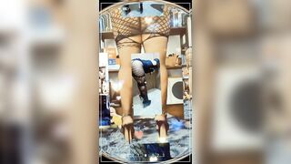 Locked Bitch Twerks Tanga