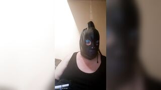 big beautiful woman TV smokin' a cigarette using a ring holder and talking bawdy