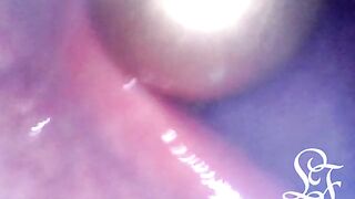 WEBCAM INSIDE BOOTY: Ball Chain disappears unfathomable in her aperture